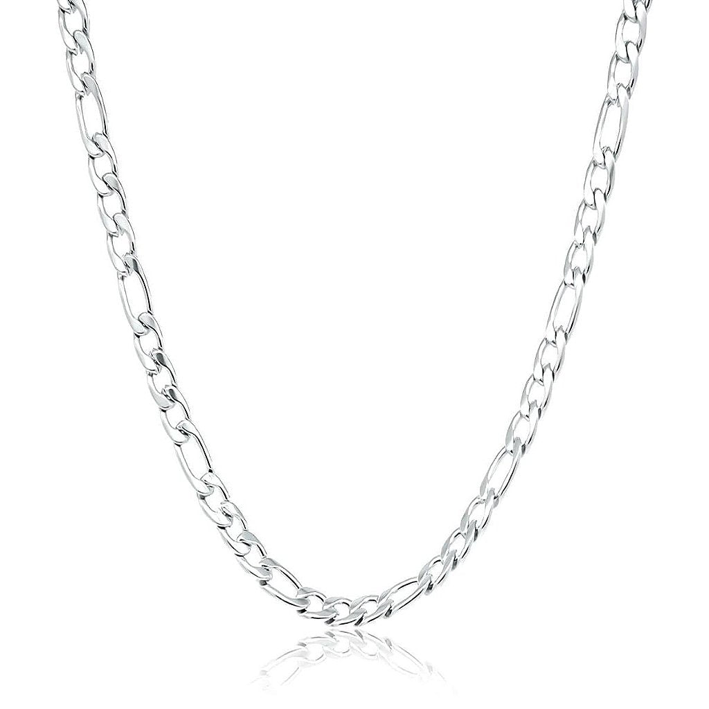 3x1 Link Chain 4mm Silver