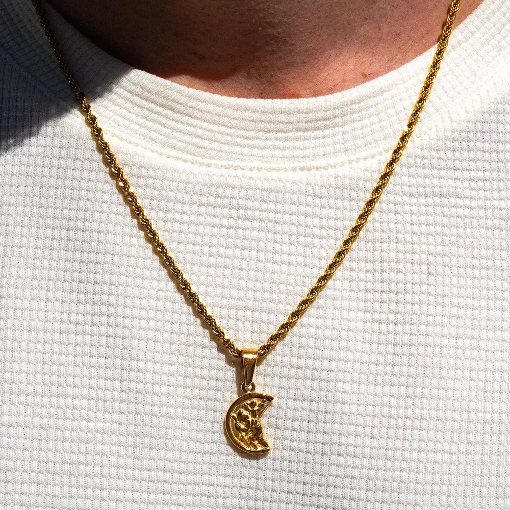 St. Christopher Necklace Gold
