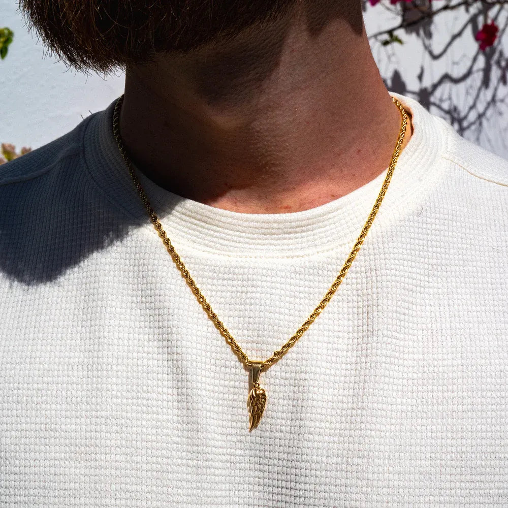 Wing Necklace Gold