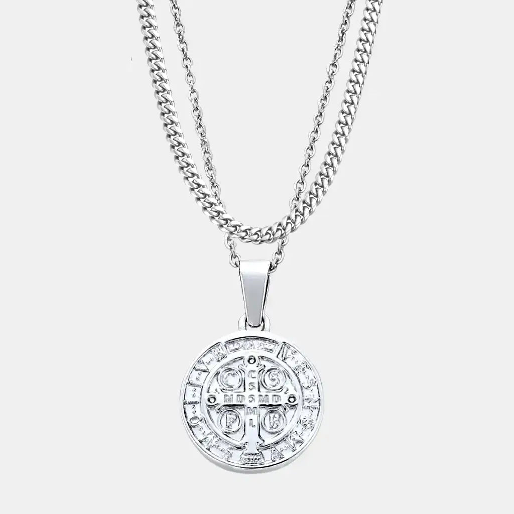 St. Benedict Set Silver (Cuban)