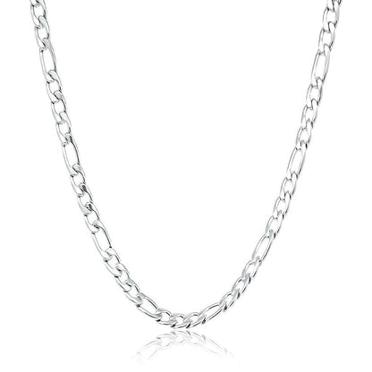3x1 Link Chain 4mm Silver