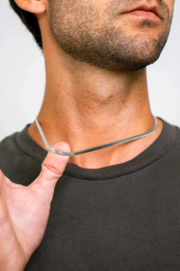Rat Chain 4mm Silver