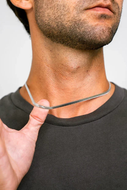 Rat Chain 4mm Silver