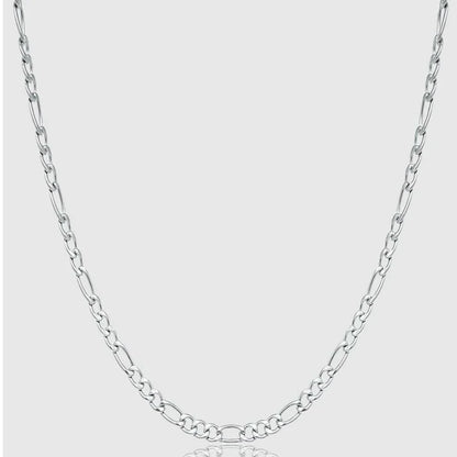 3x1 Link Chain 3mm Silver