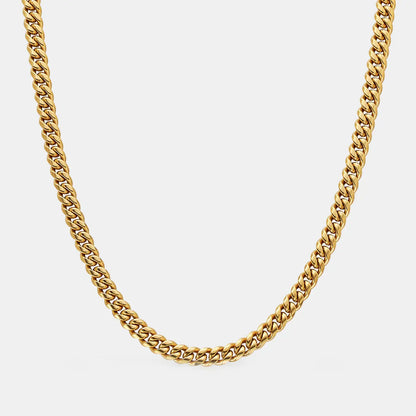 Curb Chain 6mm Gold