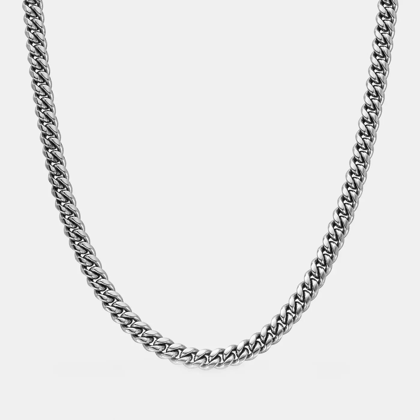 Curb Chain 6mm Silver