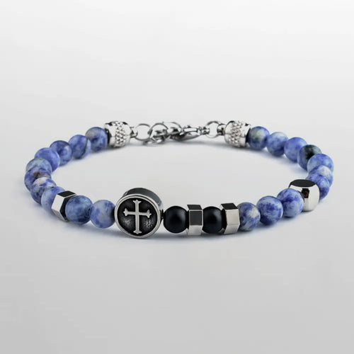 Cross Bracelet Blue