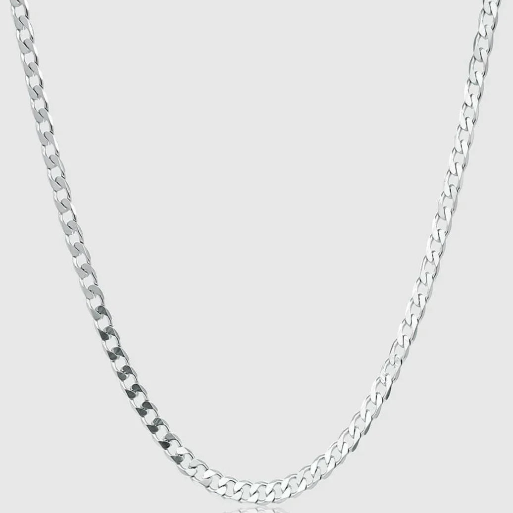 Curb Chain 3mm Silver