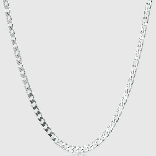Curb Chain 3mm Silver