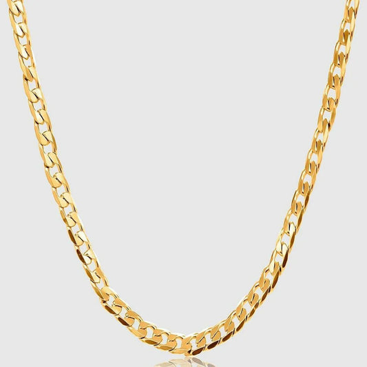 Curb Chain 4mm Gold