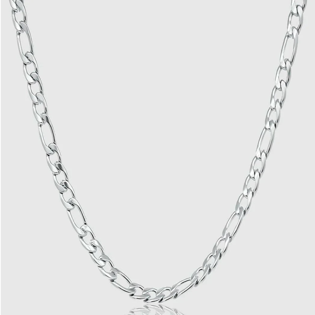 3x1 Link Chain 4mm Silver