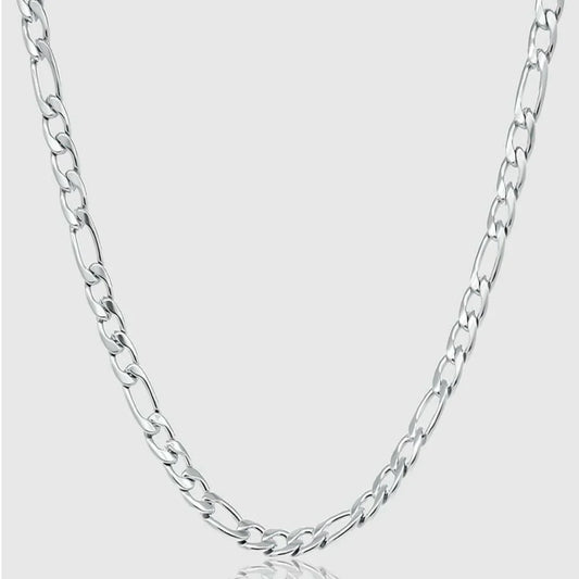 3x1 Link Chain 4mm Silver