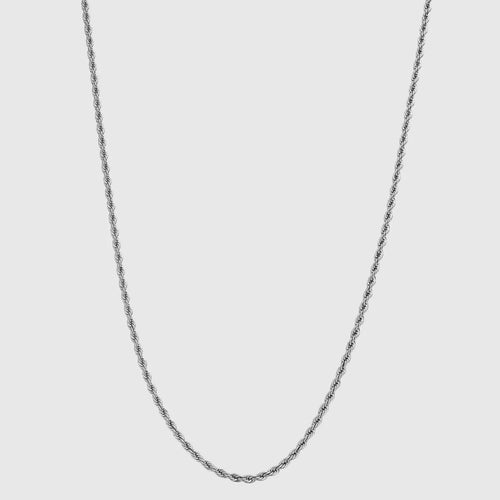 Rope Chain 3mm Silver