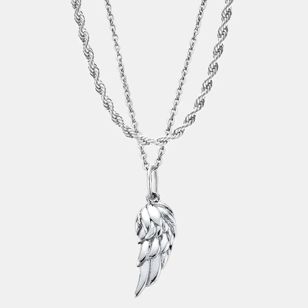 Wing Set Silver (Rope)