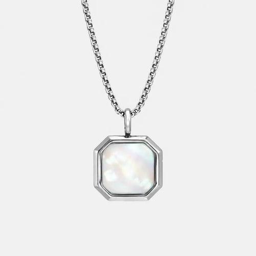 Bright Necklace - Mother of Pearl Silver