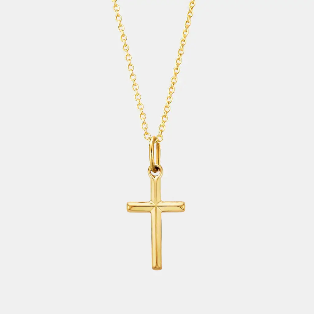 Cross Necklace Gold
