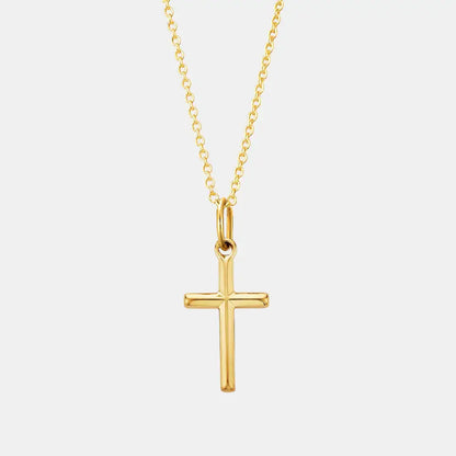 Cross Necklace Gold