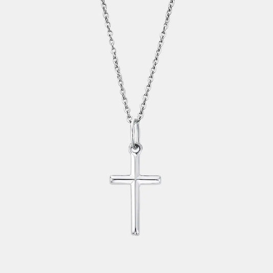 Cross Necklace Silver