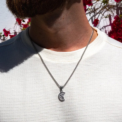 St. Christopher Necklace Silver