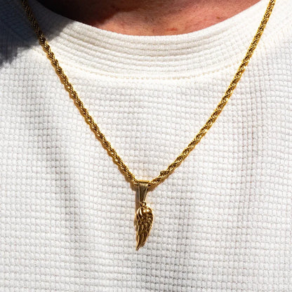 Wing Necklace Gold