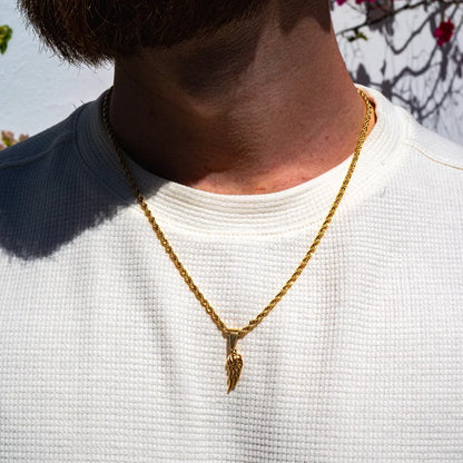Wing Necklace Gold