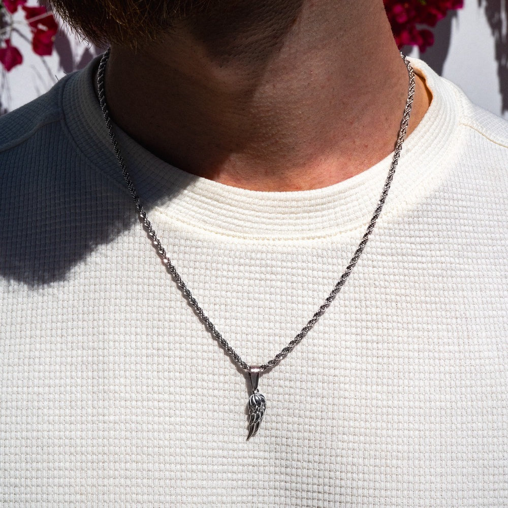 Wing Necklace Silver