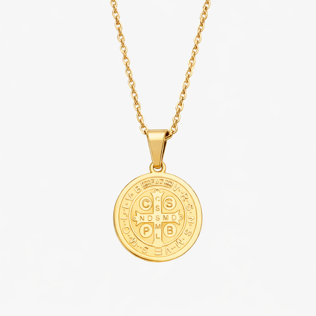 St. Benedict Necklace Gold (New Model)