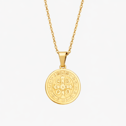 St. Benedict Necklace Gold (New Model)