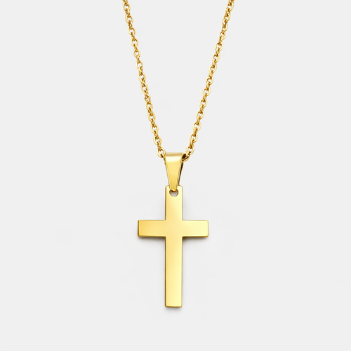 Cross Necklace Gold (New Model)