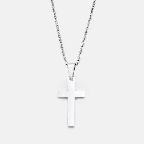 Cross Necklace Silver (New Model)