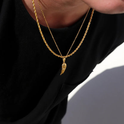 Wing Necklace Gold