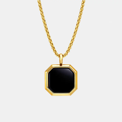 Bright Necklace - Onyx Gold