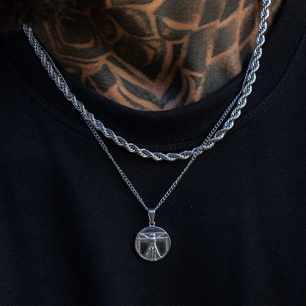 Vitruvian Set Silver (Rope)