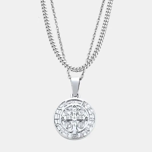 St. Benedict Set Silver (Cuban)