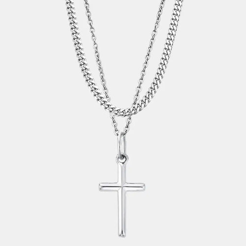 Cross Set Silver (Cuban)