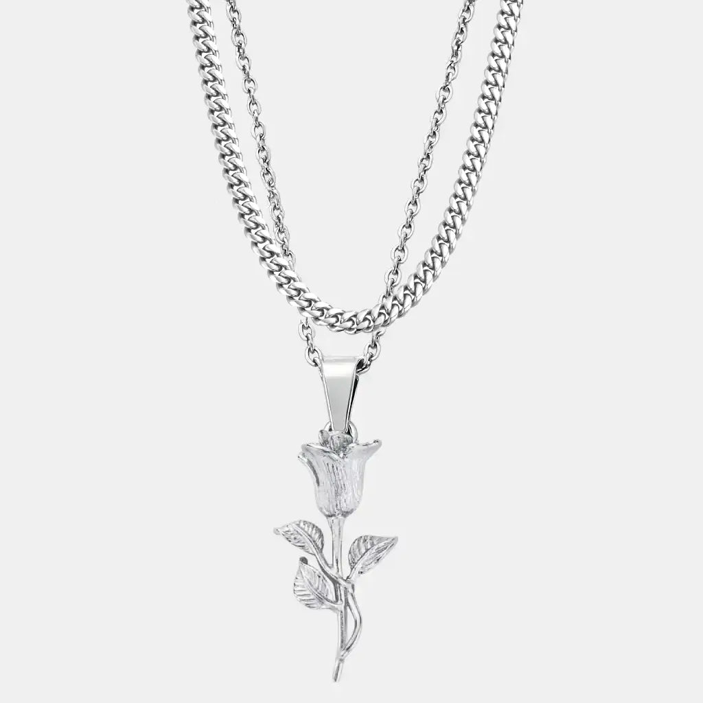 Rose Set Silver (Cuban)