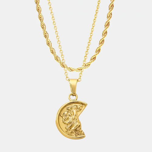 St. Christopher Set Gold (Rope)