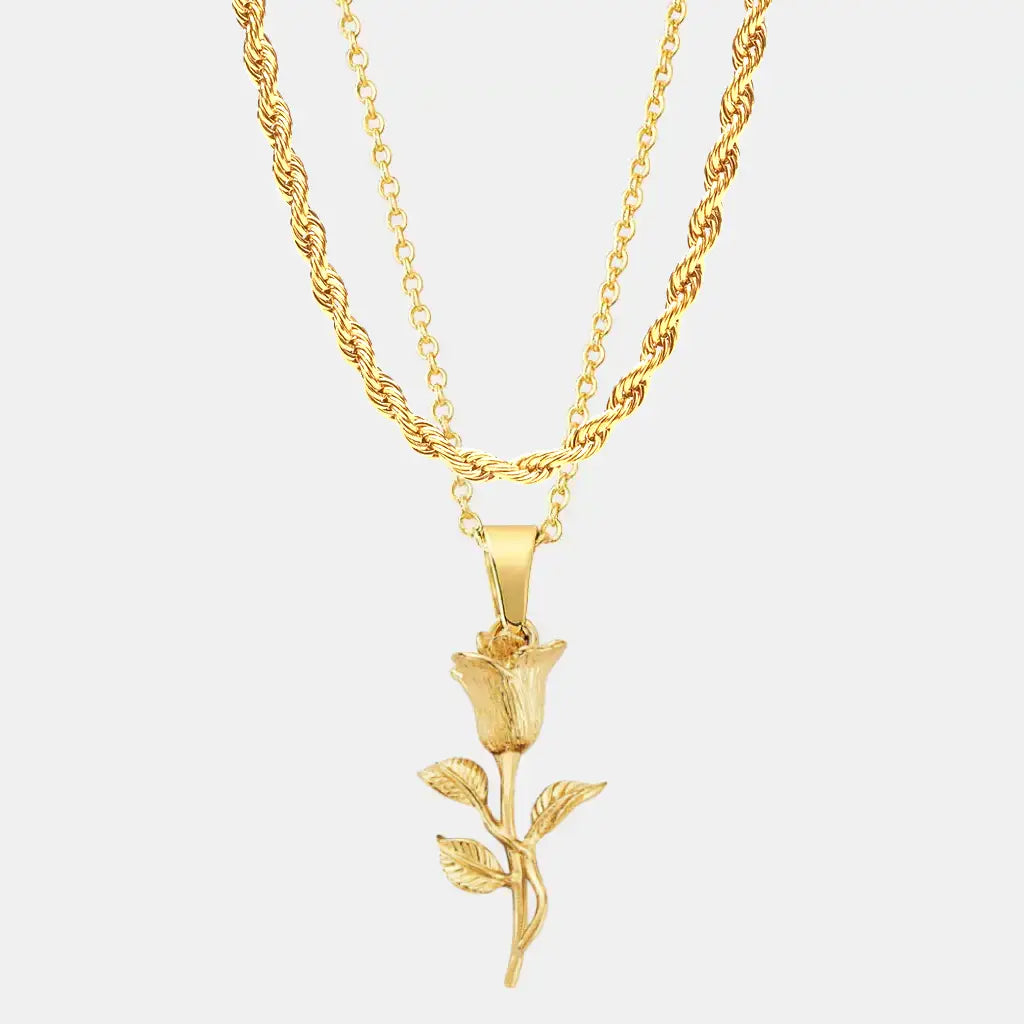 Rose Set Gold (Rope)