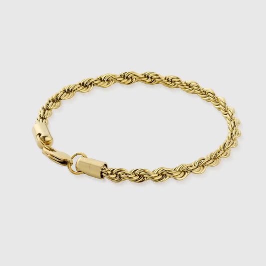 Rope Bracelet 3mm Gold