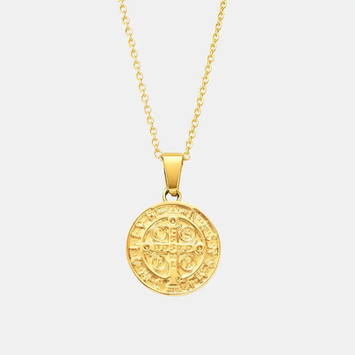 St. Benedict Necklace Gold