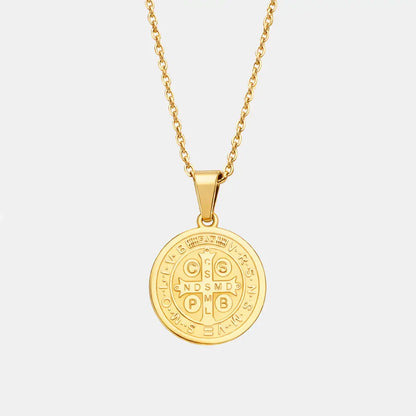 St. Benedict Necklace Gold (New Model)