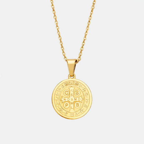 St. Benedict Necklace Gold (New Model)