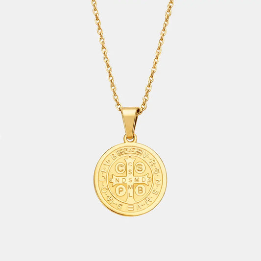 St. Benedict Necklace Gold (New Model)