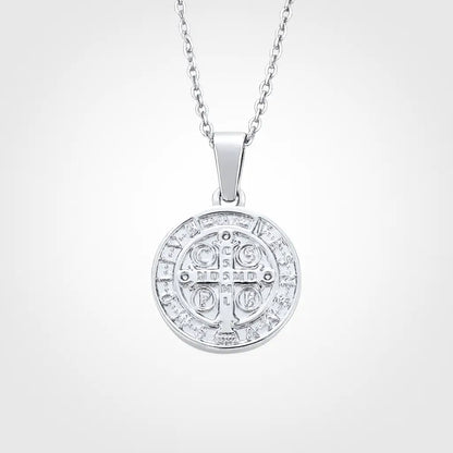 St. Benedict Necklace Silver