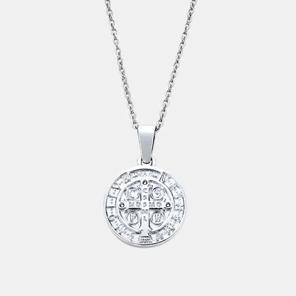 St. Benedict Necklace Silver