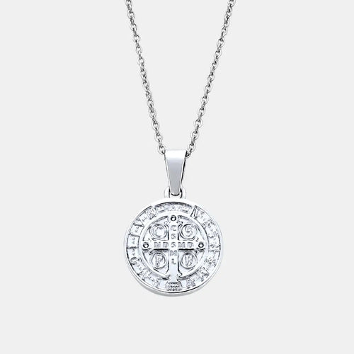 St. Benedict Necklace Silver