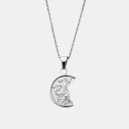 St. Christopher Necklace Silver