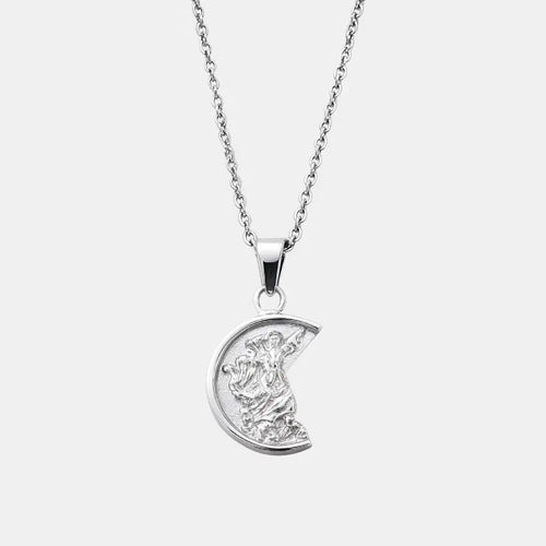 St. Christopher Necklace Silver