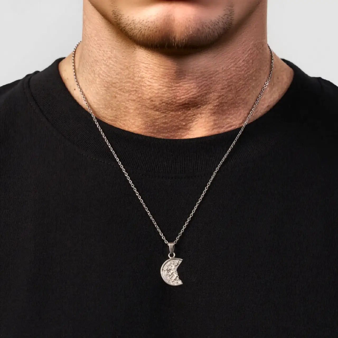 St. Christopher Necklace Silver