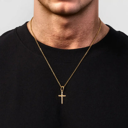 Cross Necklace Gold